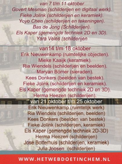 programma expositie
